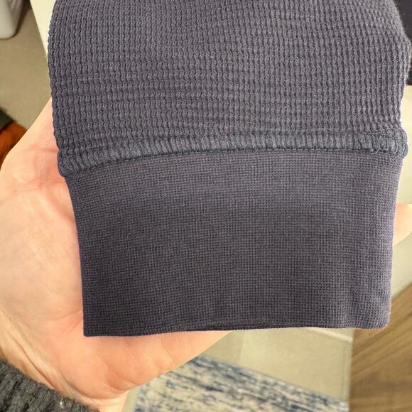 Old Ranch Men’s Waffle Knit Long Sleeve Shirt NWT | Navy | Size Small - Picture 6 of 9